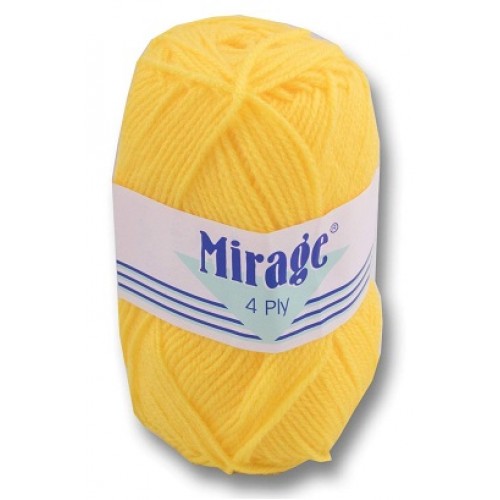 MIRAGE WOOL 5X100G YELLOW